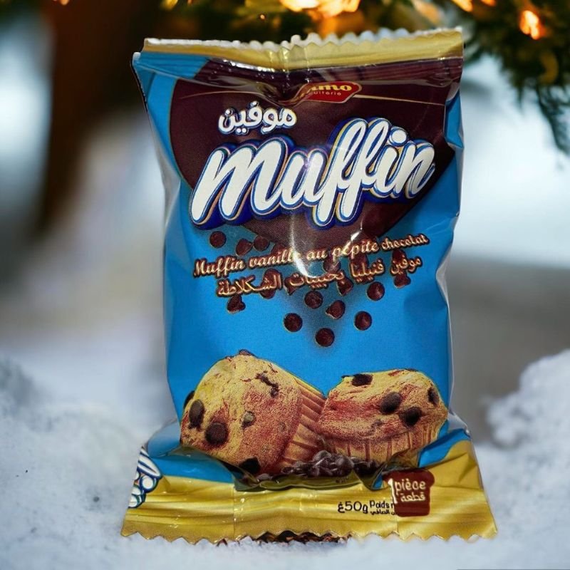 Muffin vanille aux pépites de chocolat Stamo